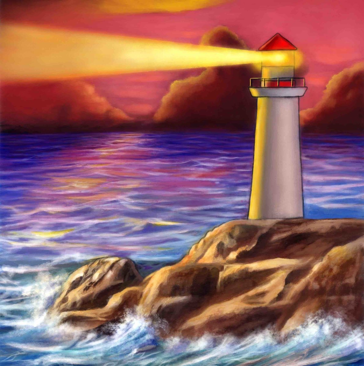 Crystal Card Kit | Diamond painting Lighthouse